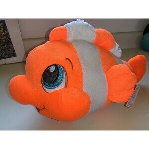 15" Fiesta Neon Fish Glitter Eyes 16" Plush Soft Toy Stuffed Animal